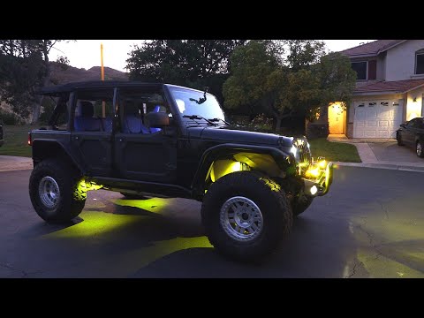 How To Jeep Install of Baja Designs LP6 and Rock Lights Kit