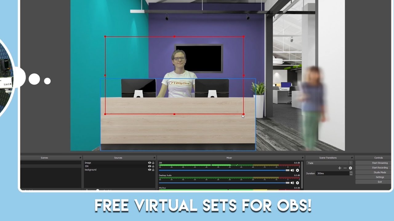 Free Virtual Sets for OBS - YouTube