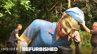 How A Deteriorating Paul Bunyan Giant Is Restored | Refurbished | Insider