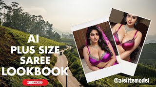 [4K] AI ART indian Lookbook Model Al Art video- #saree  #beauty #stunninglook #viral