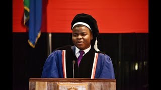 Thembekile Mrototo tells UFS graduates to believe in themselves and their dreams