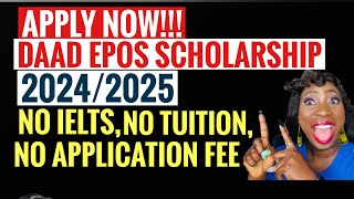 100% Fully Funded Daad Epos Scholarship In Germany 20242025 Masters Phd All You Need To Know