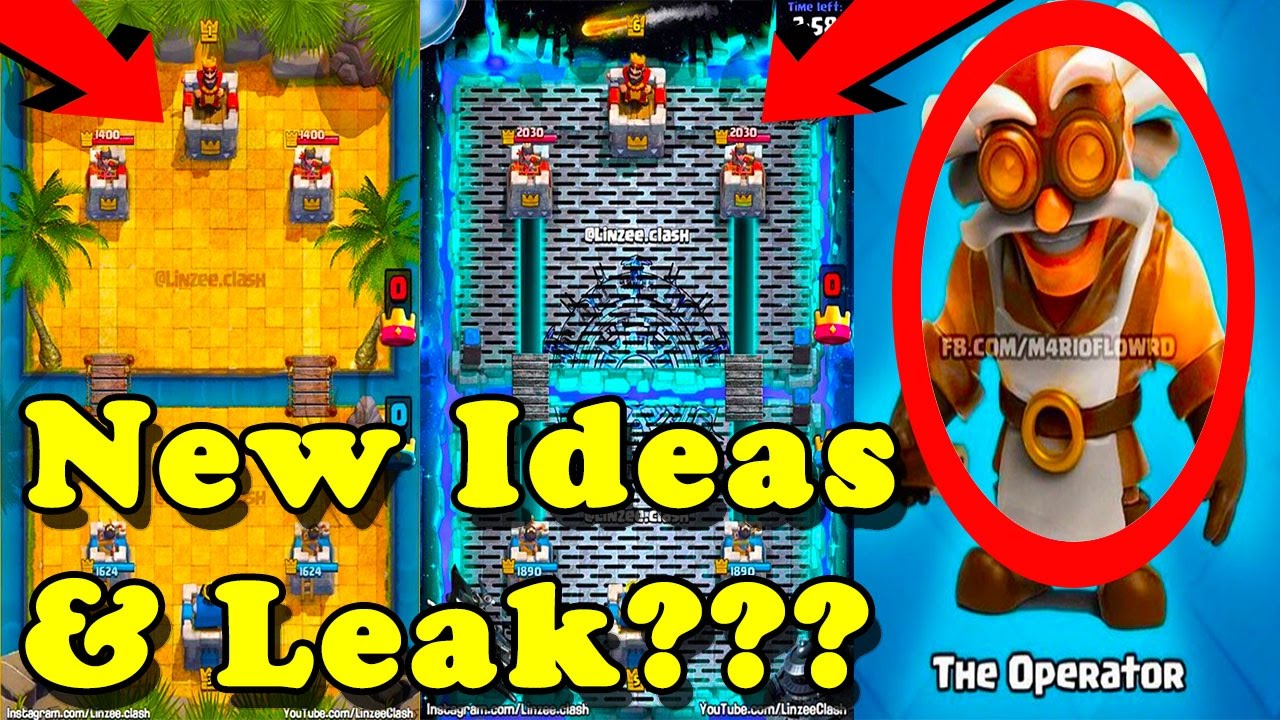 Omg Is This Real Clash Royale New The Operator Card Leaked New Arenas Idea Space Island Youtube