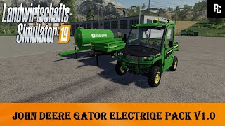 👉 LS 19  Modvorstellung - JOHN DEERE GATOR ELECTRIQE PACK V1.0👈LS 19 MODS