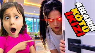MELİSA ABLANIN KÖTÜ İKİZİ BENİ KORKUTTU 😱