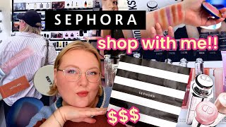 shop with me at SEPHORA + HAUL (swatching everything new!!)