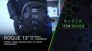 Razer Tech Review: Rogue 13 Backpack V3 - Chromatic