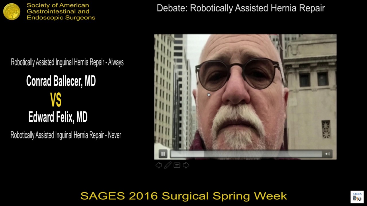 Robotic Assisted Inguinal Hernia Repair Debate - YouTube