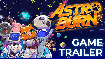 This Cute-Em-Up SHMUP Is Pure 90s Chaos 🐾🚀 | ASTRO BURN (New Trailer) #retrogaming #steamgame