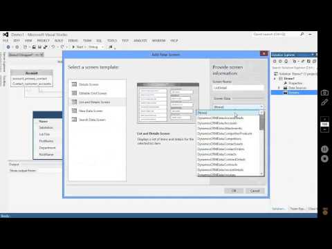 Visual Studio Lightswitch - Dynamics CRM