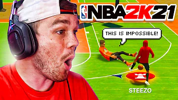 i tried guarding STEEZO with a 99 LOCKDOWN on NBA 2K21... EMBARRASSING!