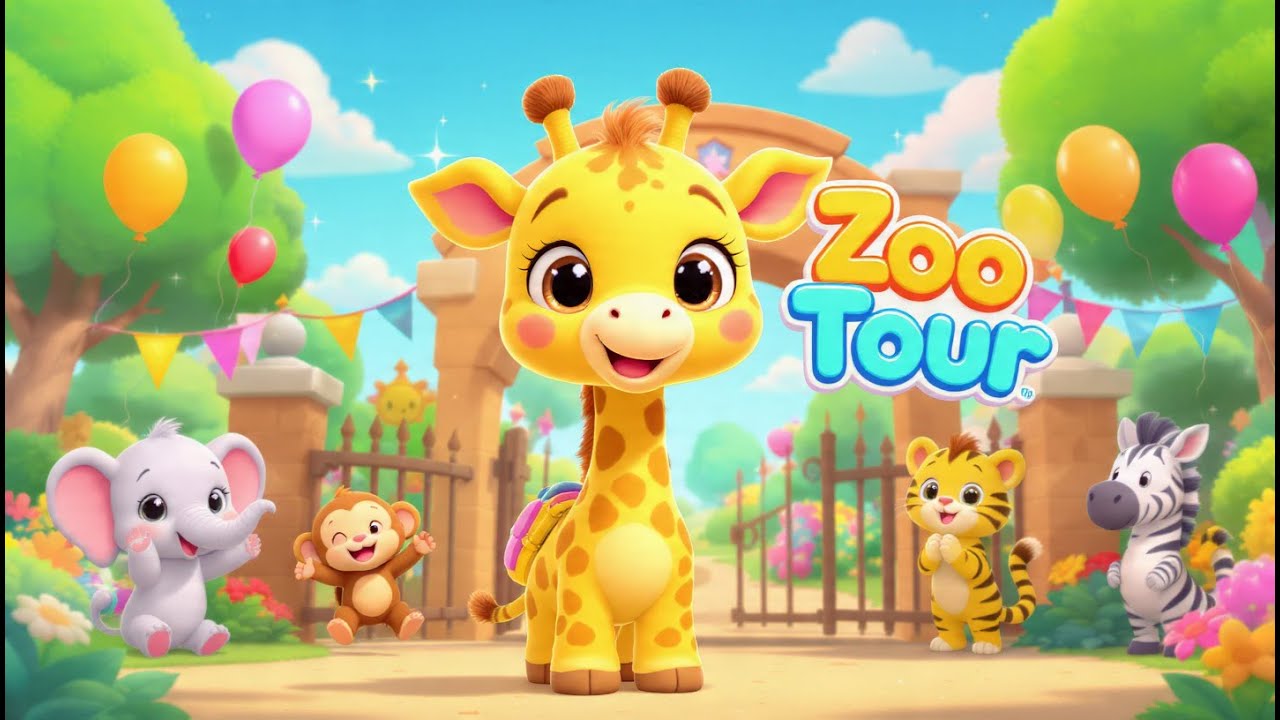 Zoo Animals for Kids | Fun Learning with Lions, Elephants & Penguins