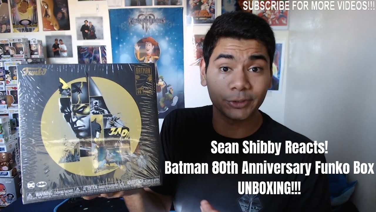 TARGET EXCLUSIVE FUNKO POP: BATMAN 80th Anniversary Collectors Box Unboxing!!!