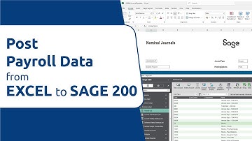 How to Post Payroll Data from Excel into Sage 200