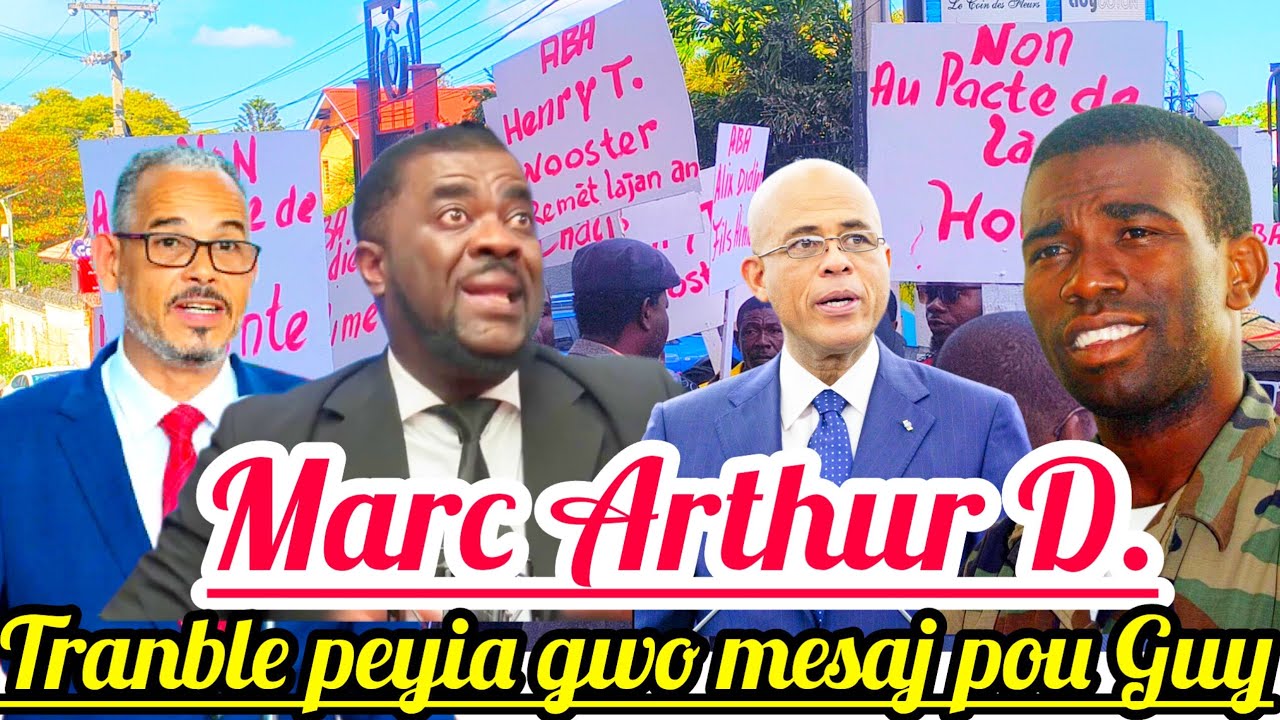 BWA A MARE😱🆘Marc Arthur Douillard Fenk Tranble Peyi a e Voye gwo mesaj Pou Guy Philippe.