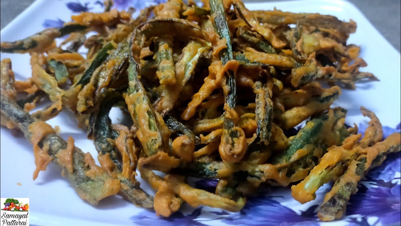Kurkuri Bhindi in Tamil Lady's finger fries Okra crispy fry