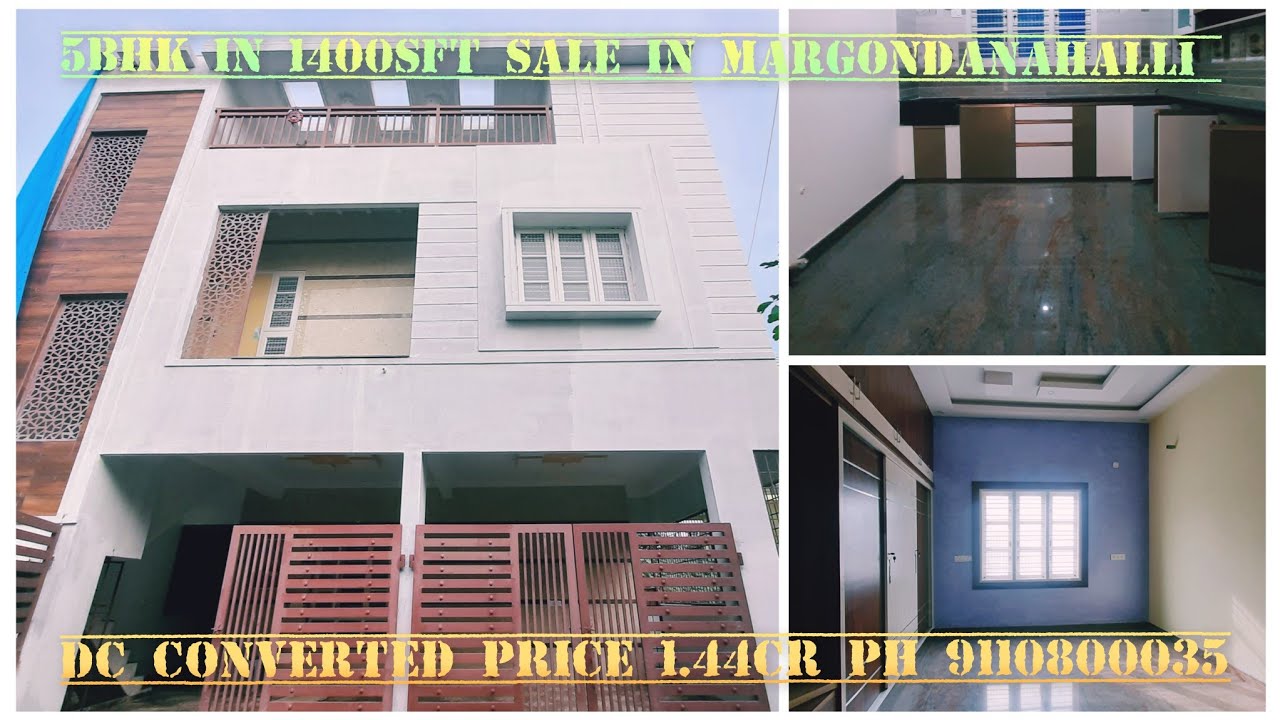 5BHK 1400SQ FT INDEPENDENT HOUSE FOR SALE IN MARGONDANAHALLI K R PURAM PRICE 1.44cr PH