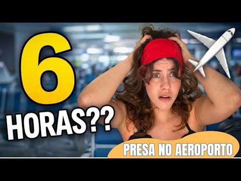 Fiquei PRESA 6 HORAS no aeroporto... E não descobri como grava Vlog kkkkk