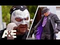 WWE's Most Wanted Treasures: Undertaker Spots His Purple Gear And Mask In Storage Unit | A&E