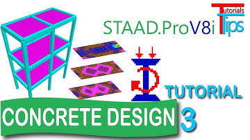 Concrete Design In Staad Pro. | Load applying in Frame Structure  | Staad Pro. Hindi Tutorials 3