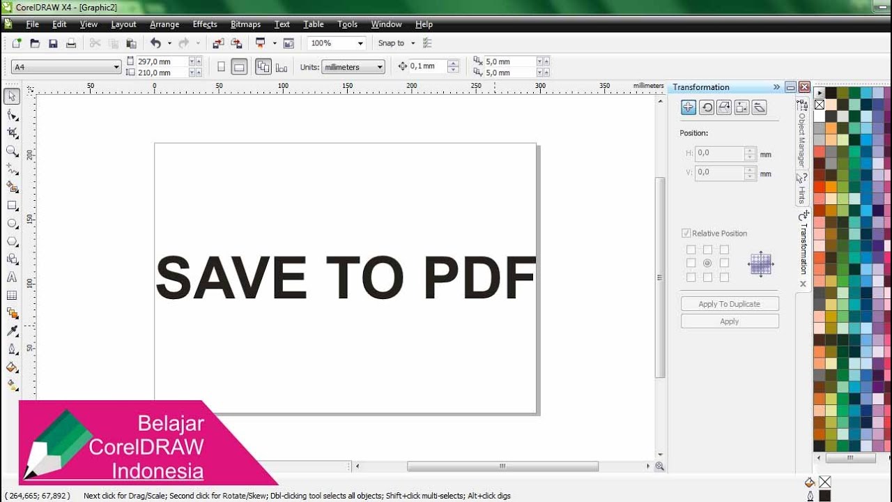  Belajar  Corel Draw  X7 Pdf  Guru Ilmu Sosial