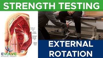 Hip External Rotation | Strength Testing with a Hand Held Dynamometer
