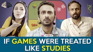 If Games Were Treated Like Studies | Ft. Abhinav Anand ( Bade) | RVCJ