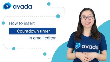 How to insert Countdown timer in Email