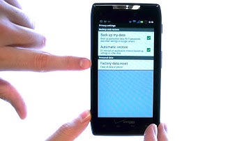 How Do I Perform A Factory Reset On My Motorola Droid RAZR or RAZR Maxx?