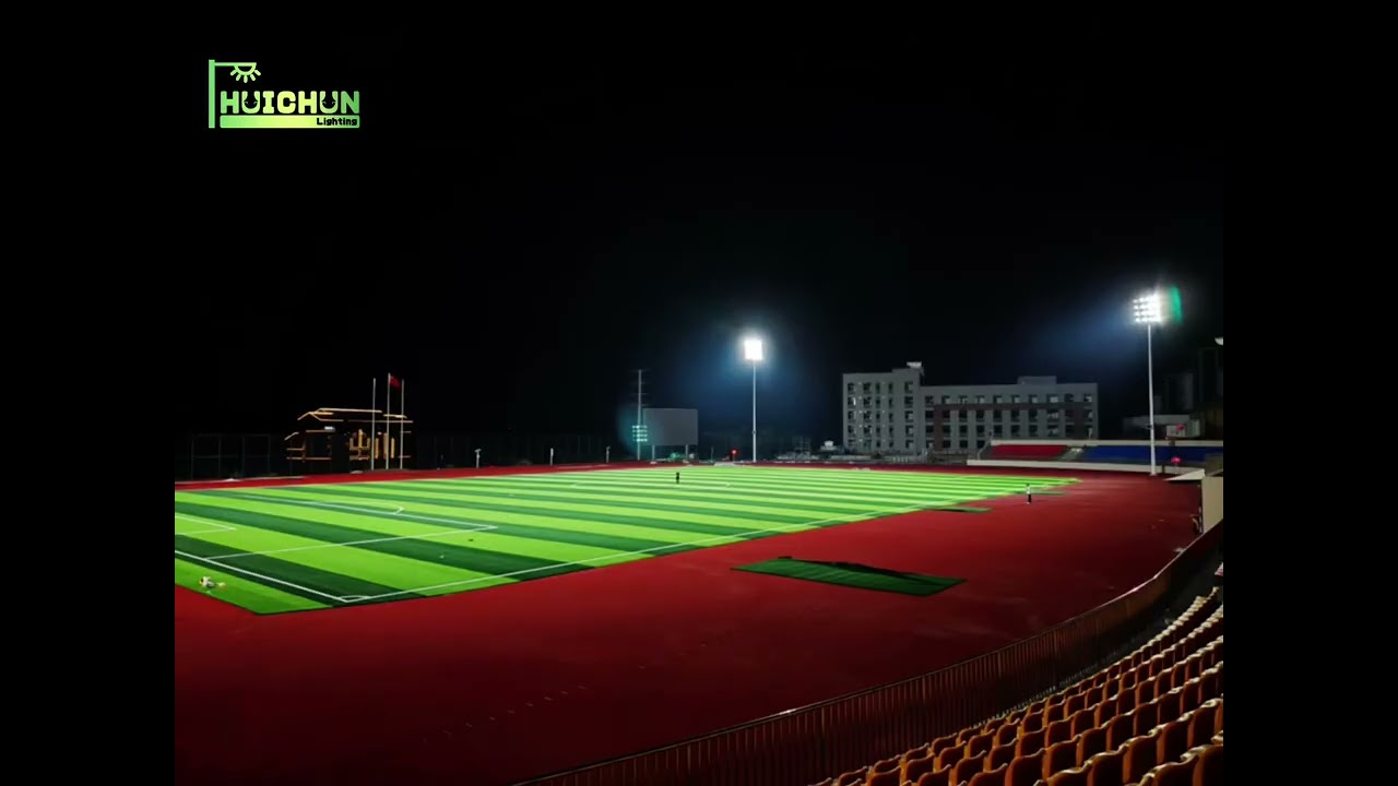 Huichun New University Stadium Lighting Project