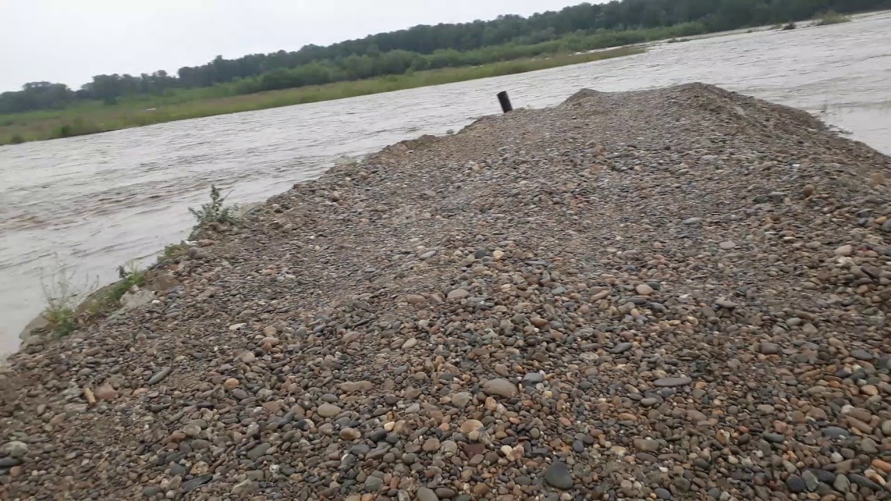 наводнение , река после дождей - YouTube