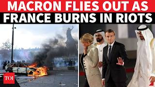 Macron 'FLEES' France As Rioters Attempt To Storm Presidential Palace Amid Non-Stop Riots?  Watch