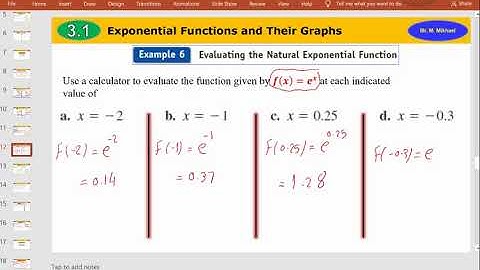 3.1 Exponential Functions and their Graphs Part II