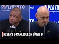 Doc Rivers &amp; Rick Carlisle react to Pacers eliminating Bucks in the first round | NBA on ESPN