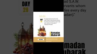Ramadan countdown Day 28 Reminder 🌙 ( Read captions on the photo)