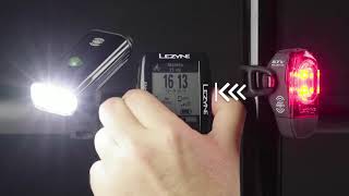 LEZYNE GPS + Smart Connectの使い方 GPSでLEDライトを制御する