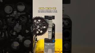 Worm Gears are used for Extreme Gear Reduction #lego #technic #legotechnic #mechanical