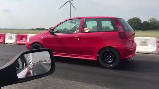 Punto T16 425hp vs 106 VR6 turbo 4x4 450hp