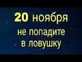 20 ноября не попадите в ловушку. | Тайна Жрицы |