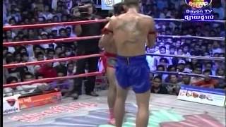 Bayon Khmer boxing, Keo Rumchong vs Vung Noy (67kg) 11-08-2013