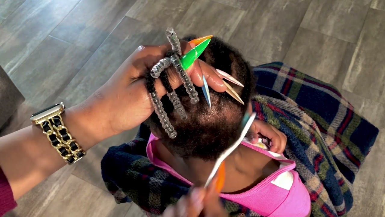 {Asmr} quick & fast oiling scalp scratching