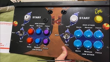 Arcade 1up Killer Instinct LED Buttons and Sanwa Joystick 🕹Install & Review