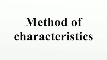 Method of characteristics