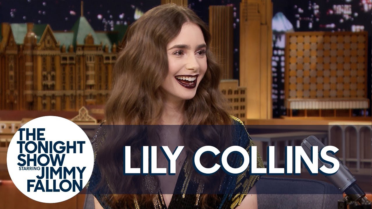 ⁣Lily Collins' Family Fell for Her Pregnancy Prank