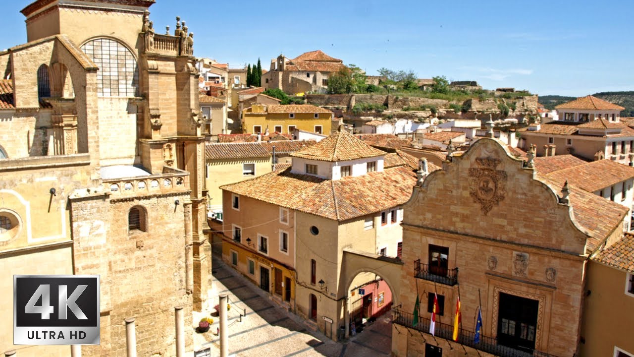 Chinchilla De Montearagon Walking Tour Albacete, Spain | 4k HDR