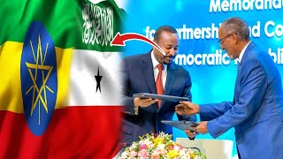 Somaliland Oo Shaacisay Xilliga Rasmiga Ah Ee La Saxeexi Doono Heshiiska Ethiopia Ee Badda