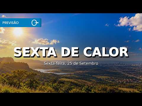 Calor no Centro-Sul, sol e pancadas de chuva no Brasil nesta Sexta-feira
