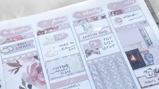 Plan with Me - Cozy Winter Ft. Sweet Bella XO