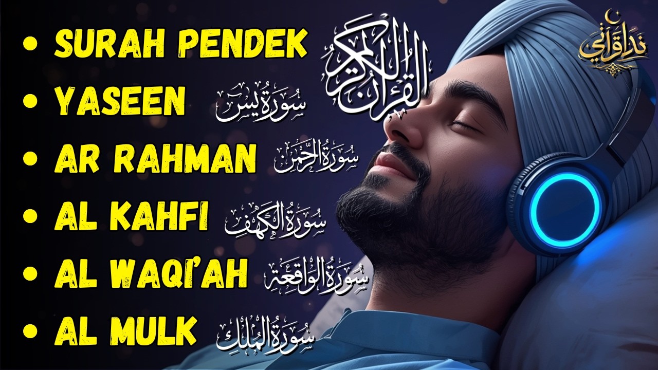 BACAAN Merdu Surah Pendek, Yasin, Ar-Rahman, Al-Kahfi, Al-Waqiah & Al-Mulk | Mohammad Ammar