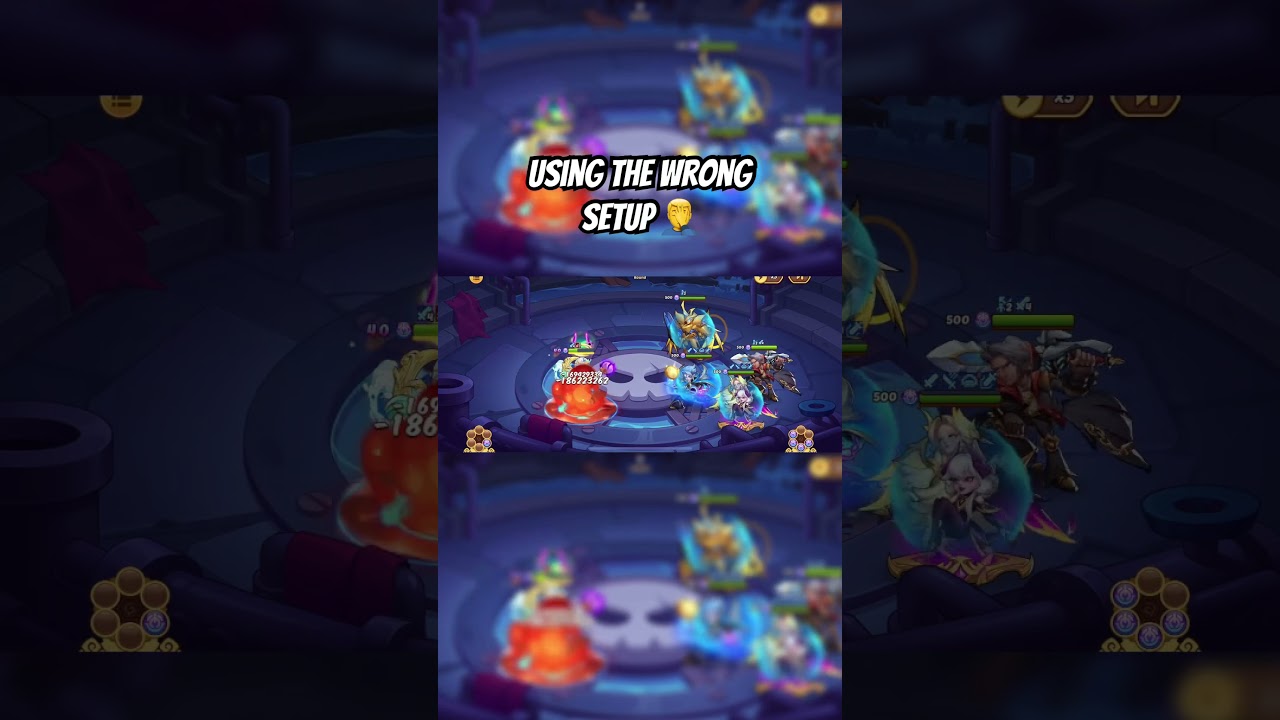 Wrong Setup In Aspen Dungeon | Idle Heroes